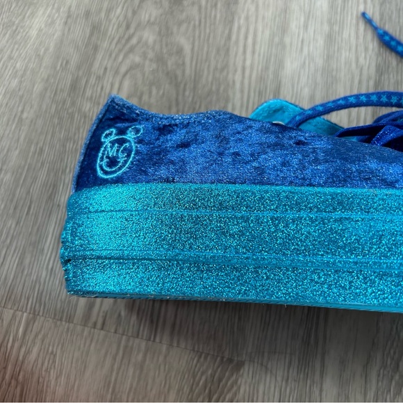 Converse Blue and Teal Women's Shoes - Picture 7 of 8